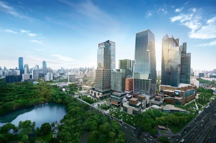 One Bangkok development beside Lumphini Park